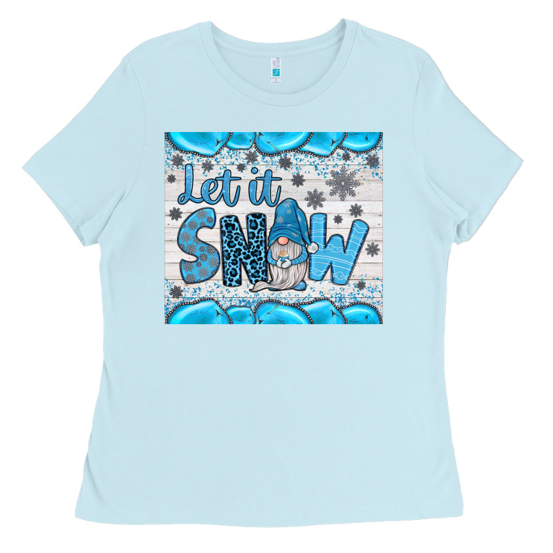 Let It Snow Ladies Tee by JahusDesignShop | Teevron