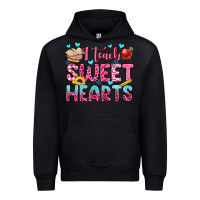 Black i teach sweet hearts olivia Urban Hoodie - OliviaCreatesArt