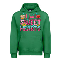 Emerald i teach sweet hearts olivia Urban Hoodie - OliviaCreatesArt