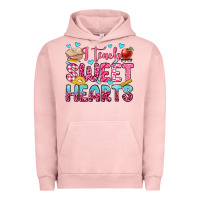 Pigment Salmon i teach sweet hearts olivia Urban Hoodie - OliviaCreatesArt
