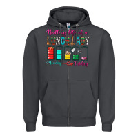 Smoke Battery Life Of A lunch Lady Zipper Hoodie - BundleAndBundleShop