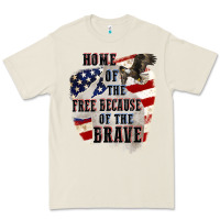 Bone Home of the free because of the brave 4th of july Premium Tee - CowGirlArtShop