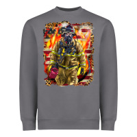 Storm Firefighter Fire And American Heavyweight Sweatshirt - LillyAllenDesigns