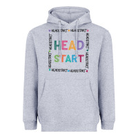 Heather Grey Head Start Printable Heavyweight Hoodie - Bettercallsaul