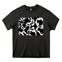 Asphalt distressed cowhide pattern Heavy Core Tee - RanaPortraitStore