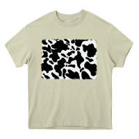 Mossy distressed cowhide pattern Heavy Core Tee - RanaPortraitStore