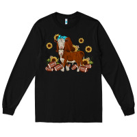 Black football hereford sunflower Long Sleeve Tee - JahusDesignShop