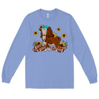 Colony Blue football hereford sunflower Long Sleeve Tee - JahusDesignShop