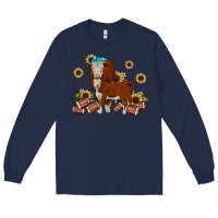 Navy football hereford sunflower Long Sleeve Tee - JahusDesignShop