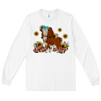 White football hereford sunflower Long Sleeve Tee - JahusDesignShop