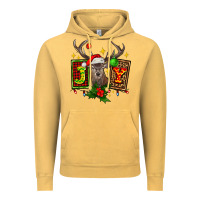 Joy With Reindeer Ado Vintage Hoodie | Teevron