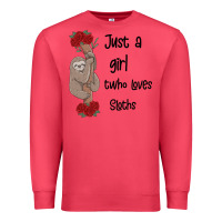 Cardinal just a girl who loves sloths Premium Sweatshirt - Bettercallsaul