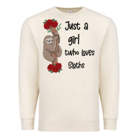Sandshell just a girl who loves sloths Premium Sweatshirt - Bettercallsaul