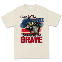 Bone Home of the free because of the brave 4th of july Premium Tee - CowGirlArtShop