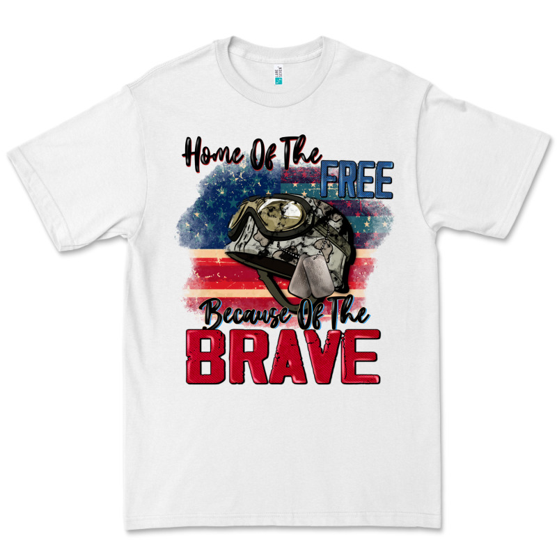 Home Of The Free Because Of The Brave 4th Of July Premium Tee by CowGirlArtShop | Teevron