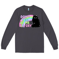 Smoke dont yell at me ill cry Long Sleeve Tee - MaliasSmallBusiness