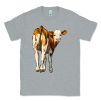 Heather Grey simmental calf Classic Tee - LillyAllenDesigns
