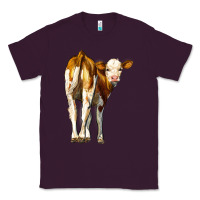 Plum simmental calf Classic Tee - LillyAllenDesigns