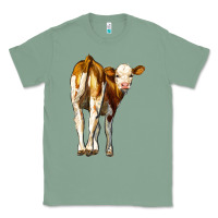 Sage simmental calf Classic Tee - LillyAllenDesigns