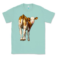 Seafoam simmental calf Classic Tee - LillyAllenDesigns