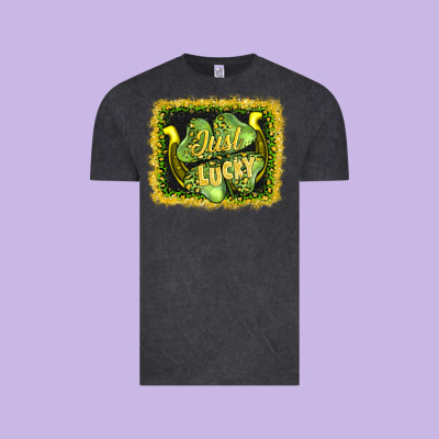 Just Lucky Vintage Tee Designed By Adodesignshop