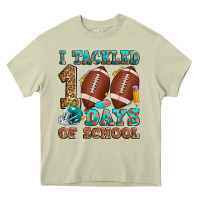 Mossy i tackled 100 days of school american football Heavy Core Tee - Zillion Design Studio
