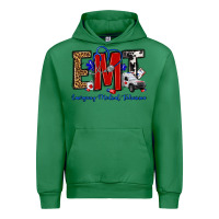 Emerald emt emergency medical technician Urban Hoodie - OliviaCreatesArt