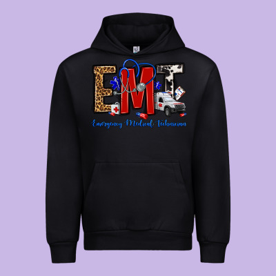 Emt Emergency Medical Technician Urban Hoodie Designed By Oliviacreatesart