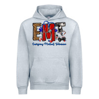 Heather Grey emt emergency medical technician Urban Hoodie - OliviaCreatesArt