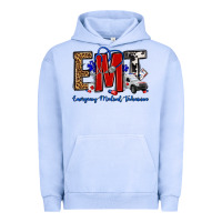Pigment Grape Ice emt emergency medical technician Urban Hoodie - OliviaCreatesArt