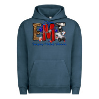 Pigment Midnight Navy emt emergency medical technician Urban Hoodie - OliviaCreatesArt