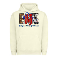 Pigment Pistachio emt emergency medical technician Urban Hoodie - OliviaCreatesArt