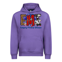 Tulip emt emergency medical technician Urban Hoodie - OliviaCreatesArt