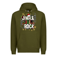 Army Green Jingle bell rock Premium Hoodie - NancyCooperArtShop