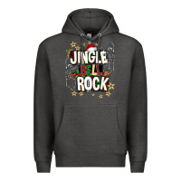 Charcoal Heather Jingle bell rock Premium Hoodie - NancyCooperArtShop