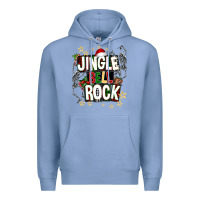 Colony Blue Jingle bell rock Premium Hoodie - NancyCooperArtShop