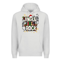 Dove Grey Jingle bell rock Premium Hoodie - NancyCooperArtShop