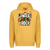 Mustard Jingle bell rock Premium Hoodie - NancyCooperArtShop