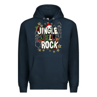 Navy Jingle bell rock Premium Hoodie - NancyCooperArtShop