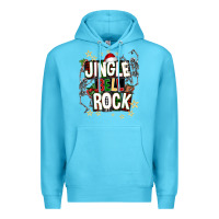 Ocean Blue Jingle bell rock Premium Hoodie - NancyCooperArtShop