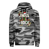 Slate Camo Jingle bell rock Premium Hoodie - NancyCooperArtShop