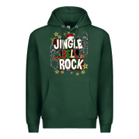 Sports Green Jingle bell rock Premium Hoodie - NancyCooperArtShop