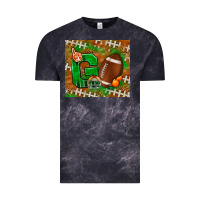 Cloud Black go american football leopard Vintage Tee - NancyCooperArtShop
