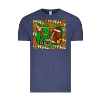 Go American Football Leopard Vintage Tee | Teevron