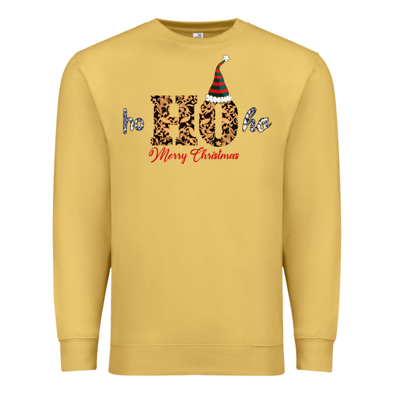 Ho Ho Ho Merry Christmas Premium Sweatshirt by Bettercallsaul | Teevron