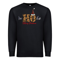 Black Ho Ho Ho Merry Christmas Premium Sweatshirt - Bettercallsaul