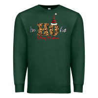 Sports Green Ho Ho Ho Merry Christmas Premium Sweatshirt - Bettercallsaul