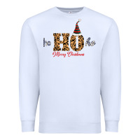 White Ho Ho Ho Merry Christmas Premium Sweatshirt - Bettercallsaul
