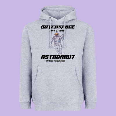 Outer Space Adventurer Astronaut Heavyweight Hoodie Designed By Bettercallsaul