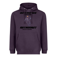 Plum Outer Space Adventurer Astronaut Heavyweight Hoodie - Bettercallsaul